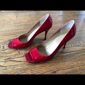 Stuart Weitzman Red Linda Heels